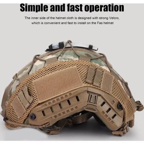 Tactical Helmet Cover Nylon Army Helmet Mesh Cover Anti-Scratch CS Paintball Wargame Sports Covers Hunting Military Accessories
