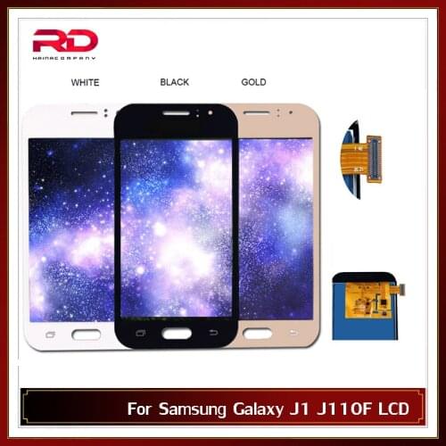 Can Adjust Brightness LCD For Samsung Galaxy J1 Ace J110 J110F J110H LCD Display Touch Screen Digitizer Assembly Replacement