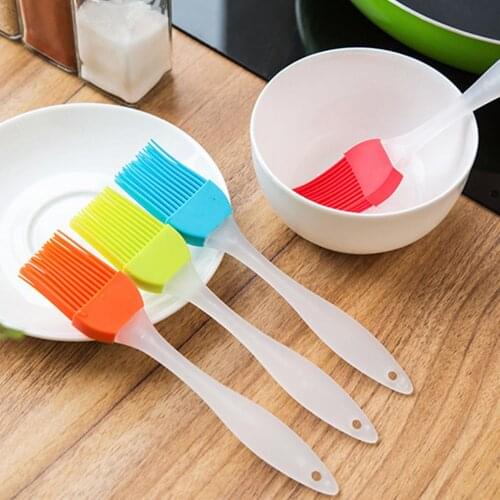1 pcs Silicone Basting Pastry Brush Oil Brushes For Cake Bread Butter Baking Tools Kitchen Safety BBQ Brush Kitchen tool