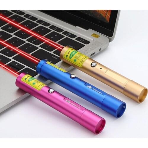 JSHFEI Laser Pointer RED laser pointer USB charging indicator pen sand table sales guide to explain laser pointer