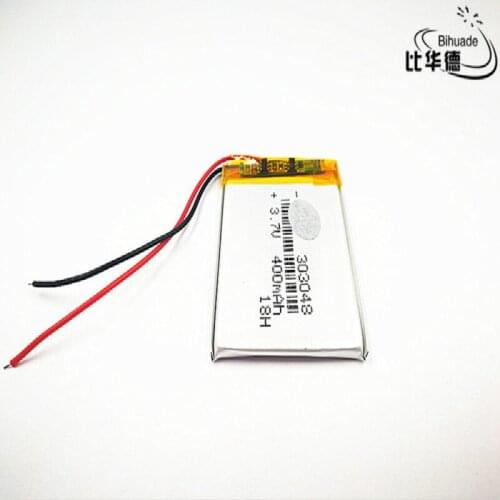 5pcs Liter energy battery Good Qulity 3.7V,400mAH,303048 Polymer lithium ion / Li-ion battery for TOY,POWER BANK,GPS,mp3,mp4
