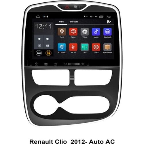 Android 10 4+32GB IPS Screen Radio No DVD Player Car GPS Navigation For Renault Clio 2013 - 2018 2019 2020 Free Map And Camera