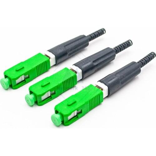 Free Shipping 200pcs/lot ESC925T SC APC Single-Mode SC APC Optical Fiber quick connector SC Embedded type