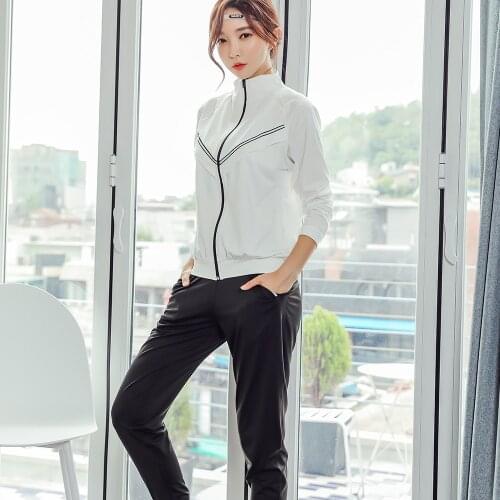 Nu-June Women Yoga Sets Quick Dry Tracksuit Running Sports Suit Female Fitness Coat Bra 3pcs Elastic Leggings Gym Clothing Suit