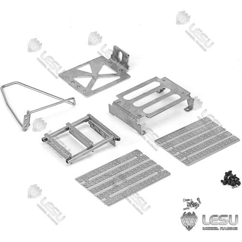 Metal Pedals for 1/14 RC TAMIYA MAN Tractor Truck Model DIY Car Dumper Scania Benz