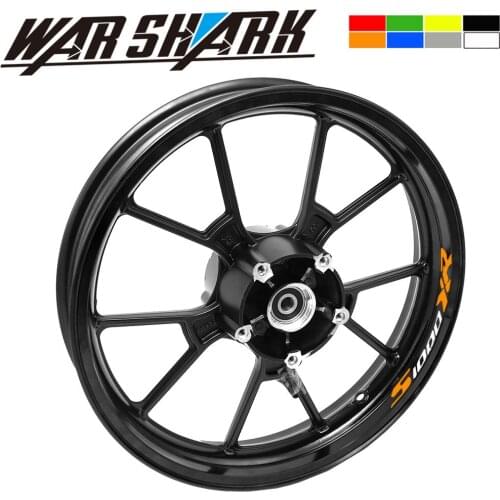 New high quality Fit Motorcycle Wheel Sticker stripe Reflective Rim For BMW S1000XR LOGO S1000XR