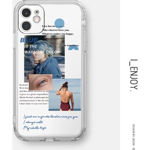 Official Original Transparent Soft Case for Apple iPhone 11 12 Pro MAX SE 2020 XR XS X 6 6s 7 8 Plus Shockproof Phone Cover