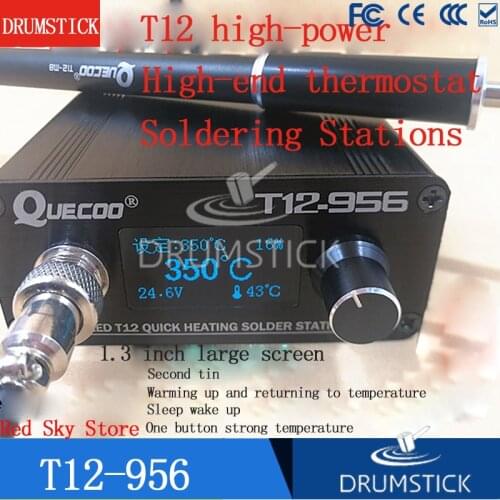 T12-956 soldering station electric iron OLED digital display thermostat T12 soldering station DIY kit electronic repair