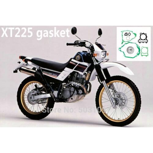 Free shipping motorcycle engine full gasket For Yamaha XT225 Serow 225 complete full gasket kit set with seal ring