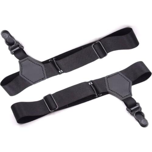 Adjustable Men Sock Single Duck-Mouth Garter Suspenders Braces Clip Belt Hold Up