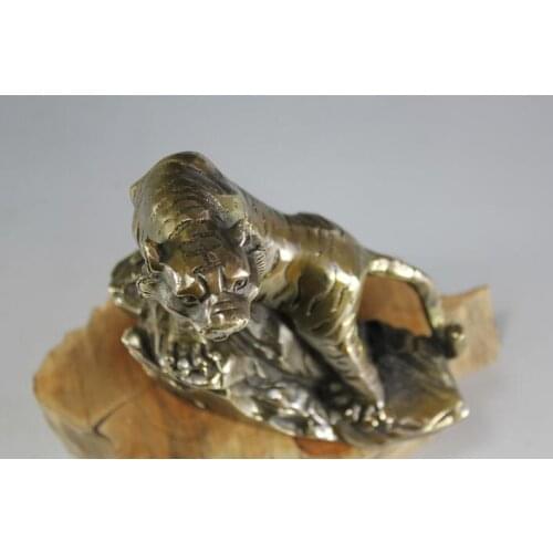 Christmas decoration crafts decorative metal Home Furnishing + Home Furnishing lucky Zodiac tiger