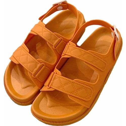 Flat outer wear casual style fashion beach sandals women Roman sandals platform buckle summer shoes women