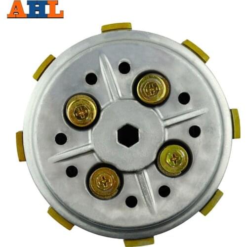 Complete Clutch Setup Drum Assy Basket ( 5pcs Friction Plates & 4pcs Iron Plate) Kit For YAMAHA YBR125 YBR 125 2002-2013