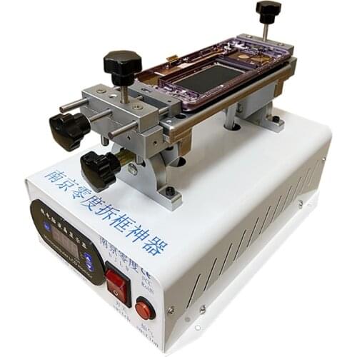 Nanjing Zero Degree Technology Frame Demolition Machine For Mobile Phone Repair Straight/Curved Screen Middle Frame Separation