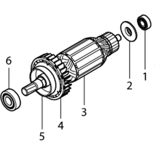Makita Armature Rotor For SP6000 CA5000 513678-5