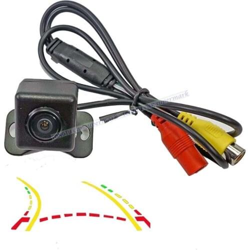 180 Degree HD Wide Angle Fisheye Lens Dynamic Trajectory Parking Line Car Rear View Reverse Camera Parking Monitor