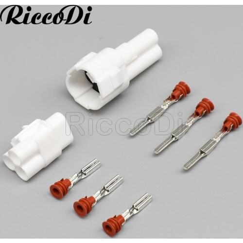 1-20Sets 3 Pin Way Male Female Automotive Connector Yamaha 6187-3231 6180-3241 Sumitomo MT Sealed Style 2.2 Series
