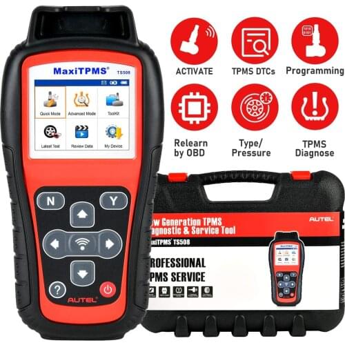 Autel MaxiTPMS TS508 TPMS Relearn Tool TPMS Programing Kit Free Update Tire System Code Reader Upgraded of TS501/TS408