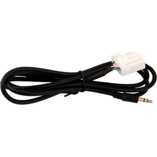 Car 3.5mm AUX Audio CD Interface Adapter Cable For Mazda 2 3 5 6 2006-2013