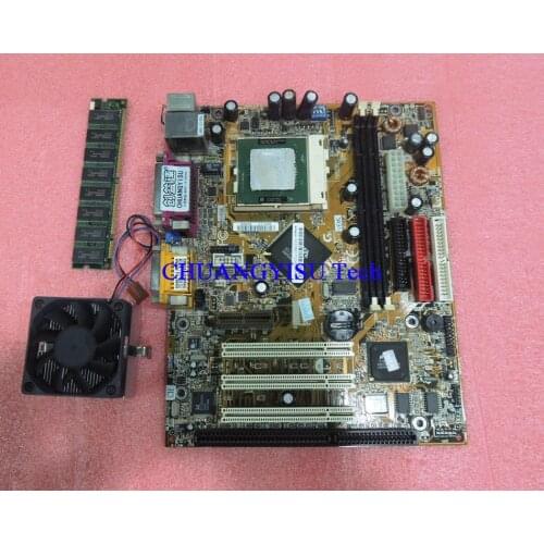 Free shipping CHUANGYISU for CYSMBD-8601T VIA686B motherboard with 1 ISA 3PCI slots,1 COM,2 IDE, socket 370,VGA,100% NEW