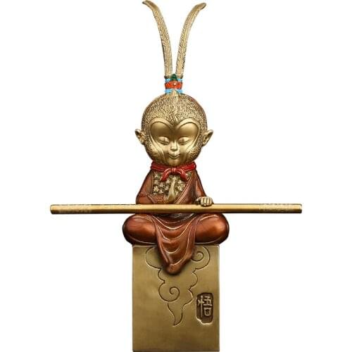 Fighting And Defeating Buddha Qitian Great Sage Decoration Home Decoration Pure Copper Monkey Monkey King Home Decor