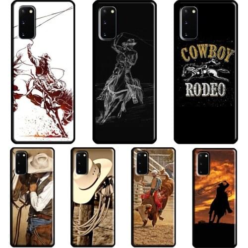 Extreme Sport Rodeo Cowboy Lasso Cover For Samsung Galaxy S20 FE S21 Ultra Note 20 Note9 Note10 S8 S9 S10 Plus Phone Case
