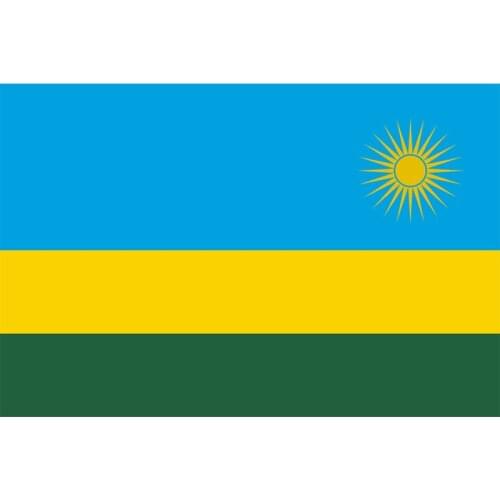 Rwanda Flag Yehoy hanging 90*150cm For Decoration