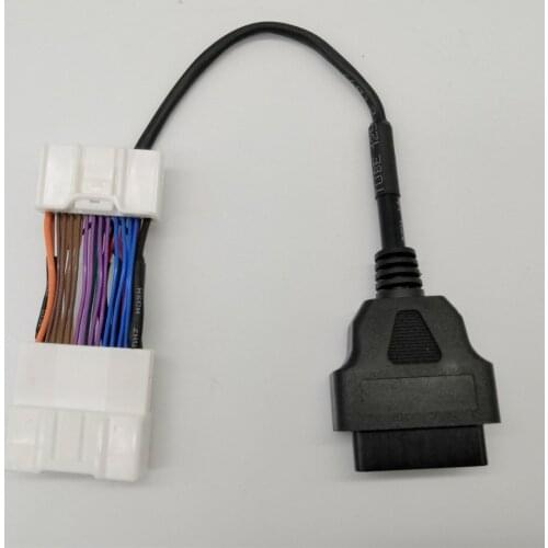 Free shipping 26 pin male female connector Tesla model3 OBD II diagnostic harness electronic cable of new energy vehicle CNH-TM3