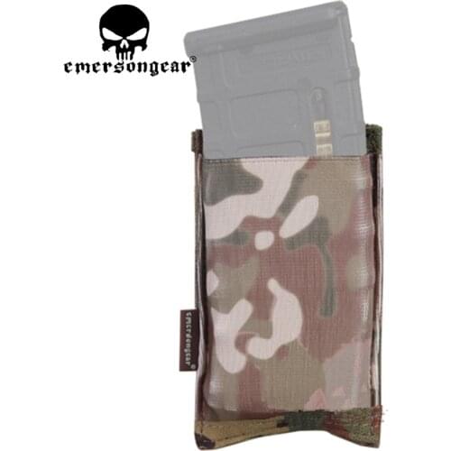 EmersonGear Tactical Fast Draw MOLLE / PALS EmersonGear High Speed Single Open Top 5.56 Rifle Magazine Mag Pouch Holster