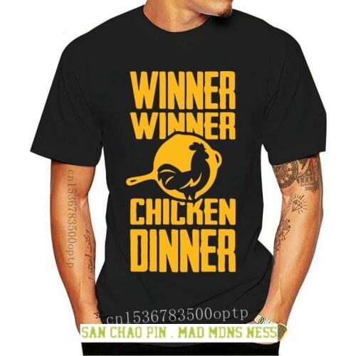 PUBG T Shirt Winner Winner Chicken Dinner chicken dinner T-Shirt Summer Style Men T Shirt top tee