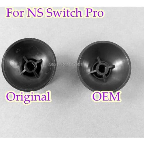 2PCS Original new 3D Joystick Cap For NS Switch PRO Controller 3D Analog Cover Black For Nintend Switch pro Joystock cap