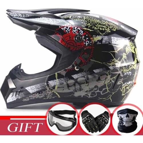 Motocross Helmet Off Road ATV Dirt Bike DH MTB HELMETS Motorbike Motorcycle Motorcyclist Capacetes With Gifts Goggles