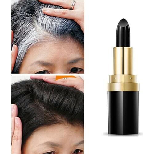 One-off Hair Color Pen Temporary Makeup Lipstick Pen Fast DIY Styling Mild Stick Cover White Hair Hair Dye Cream