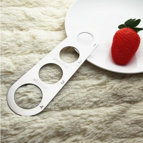 Wholesale 500pcs/lot Stainless Steel Pasta Spaghetti Measurer Measure Tool Kitchen Gadget Measuring Tool SN3744