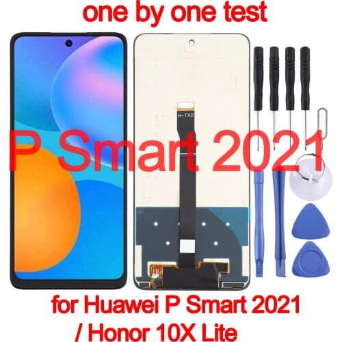 6.67 inches For P Smart 2021 Original LCD Screen and Digitizer Full Assembly for Huawei P Smart 2021 / Honor 10X Lite