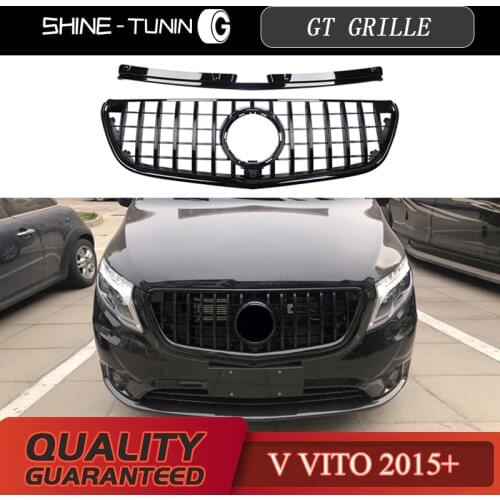 Front grille suitable for v class w447 VITO GT GTR grille V250 V260 plastic grille 2015