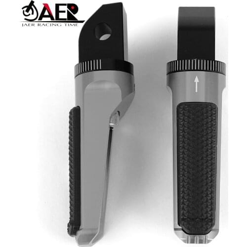 Motorcycle Foot Pegs Pedals for Triumph Street Triple / R 2008-2019 STREET CUP TRIPLE S/RS TWIN CNC Rear Passenger Footpegs