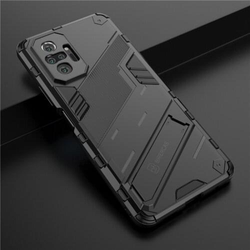 For Xiaomi Redmi Note 10 Pro 10T Case Redmi Note 10 Pro Max Cover Shockproof Bumper Table Stand Armor Phone Case Redmi Note 10