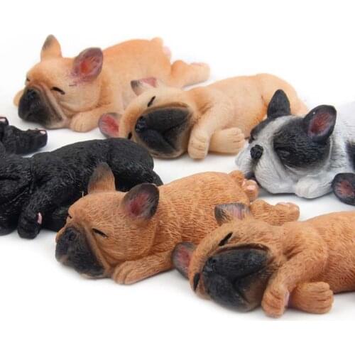 Cute Mini French Bulldog Model Shiba Inu DIY Refrigerator Magnet Dog Animal Fridge Magnetic Sticker home Decor