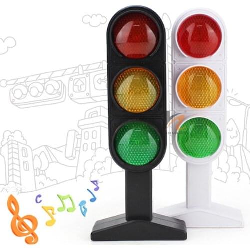 Simulation Traffic Light Educational Toy Imitation Scene Sound Puzzle Kindergarten Teaching Children Baby Toys