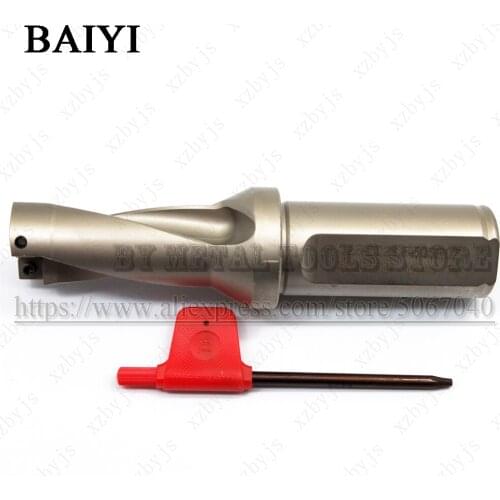 SP series U drill 23.5mm 2D depth C25 fast drill Indexable bit drilling for Each brand SP series U Drill Bites Machinery Lathe