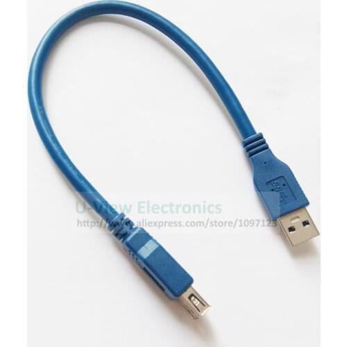 Super Speed USB 3.0 A male to A Female Extension Cable Blue About 30CM/Free DHL Shipping/100PCS