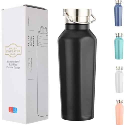 500ml Stainless Steel Thermos Bottle Double Wall Thermal Cup Mug Macaron Vacuum Flasks Thermo Water Bottle Portable For Outdoor