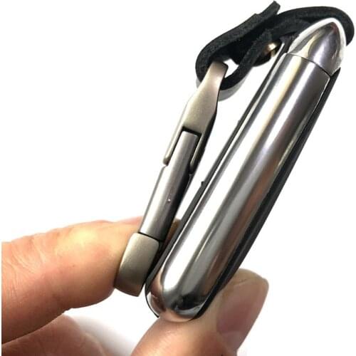 100% Genuine Leather Key Smart Wallet DIY Car Keychain EDC Pocket Key Holder Keys Organizer Brand Quality