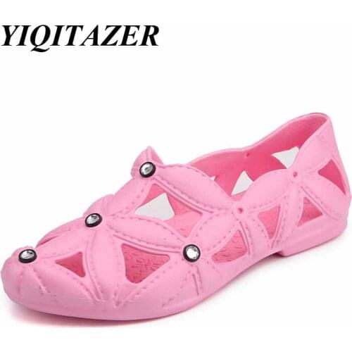 YIQITAZER 2018 Nice Cool Sexy Womens Slippers Home and Beach,Slippers Woman Shoes Summer Slipony Water Women Casual Shoes Bling