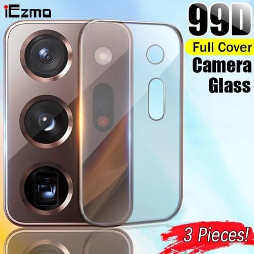 3pcs Camera Lens Glass For Samsung Galaxy Note 20 S20 Ultra Plus S20+ S8 S9 S10 S10e Note 10 9 8 Screen Protector Full coverage