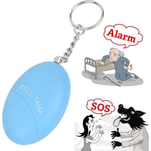 Female Portable Keychain Defense Personal Alarm Girl Women Anti-Attack Security Alert Emergency Safety Mini Loud Alarm