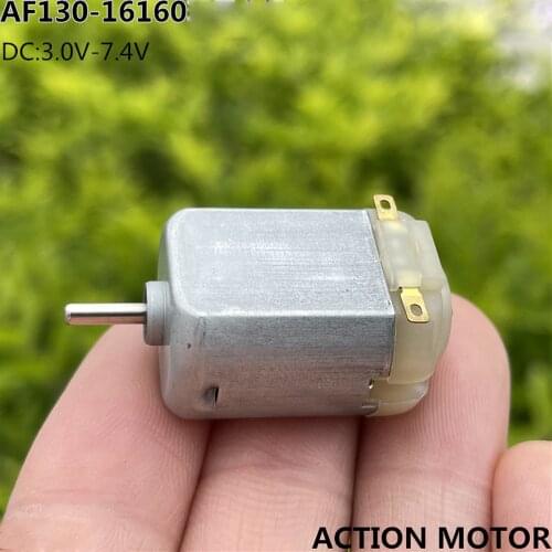1pcs 130 DC 3.0V-7.4V 20000RPM High Speed Toys Hobby Micro Mini Solar Motor Smart 25mmx20mmx15mm for Scientific Production DIY