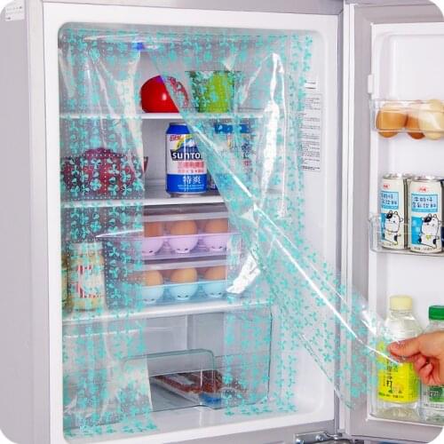 2 pieces refrigerator tool Paste can DIY refrigerator energy-saving preservation stickers Refrigerator curtain stickers QW118