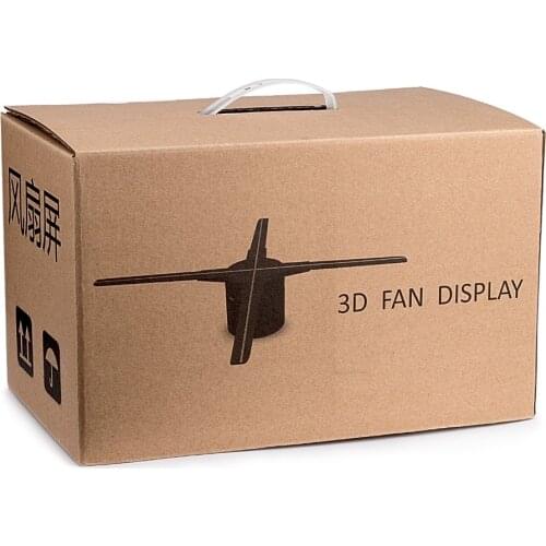 50CM Novelty 3D LED Holographic Fan Sign Projector Hologram Player LED Display Advertising APP Control ,Easter Mens Gifts